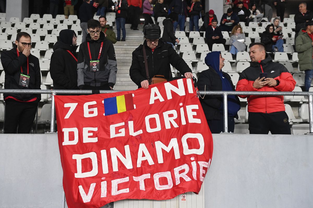 Dinamo - CFR Cluj. Imagini din tribune