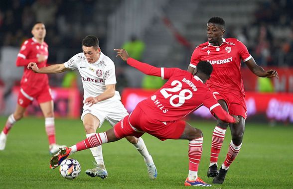 Note de la 4 la 7 după Dinamo - CFR Cluj 1-1: „A fost mintea limpede de la mijloc. De mare clasă”