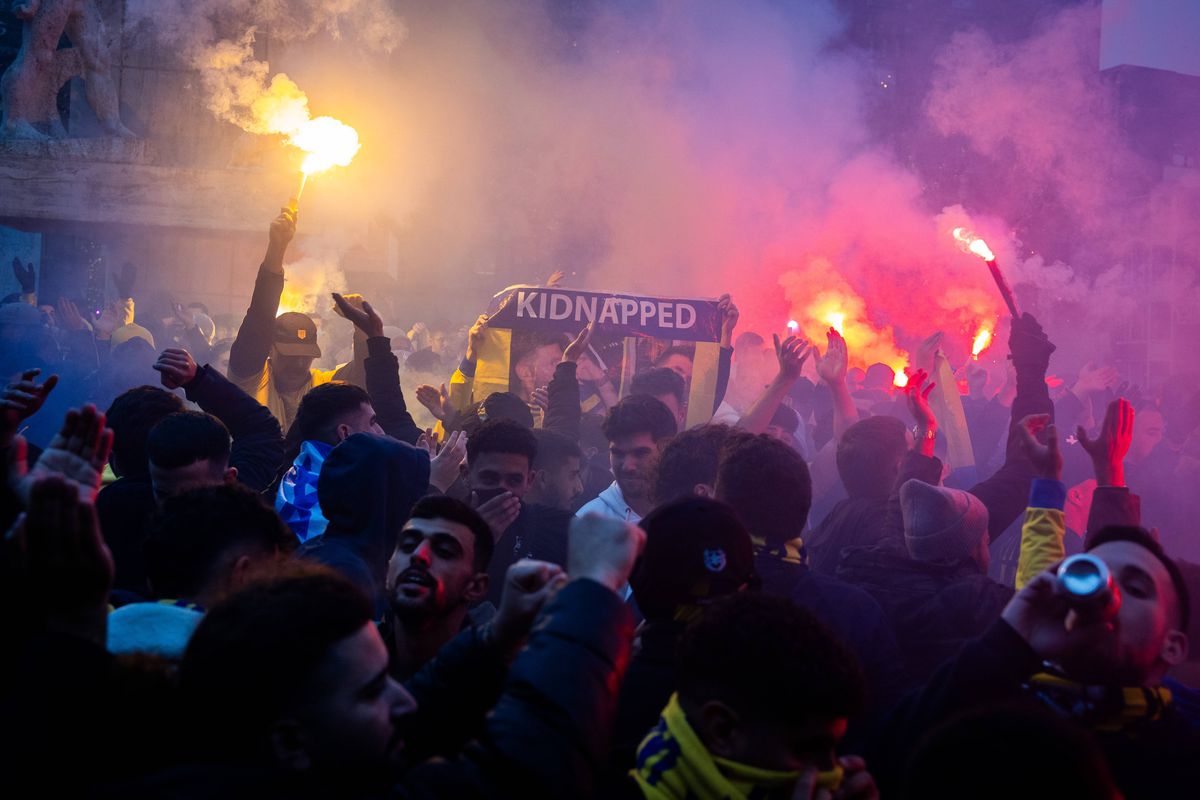 Incidente la Amsterdam cu fanii israelieni