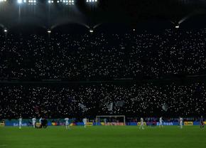 Pe teren și în tribune ca în vremurile bune! 3 momente speciale la FCSB - Midtjylland: reporterii GSP au surprins cadre de colecție la finalul meciului