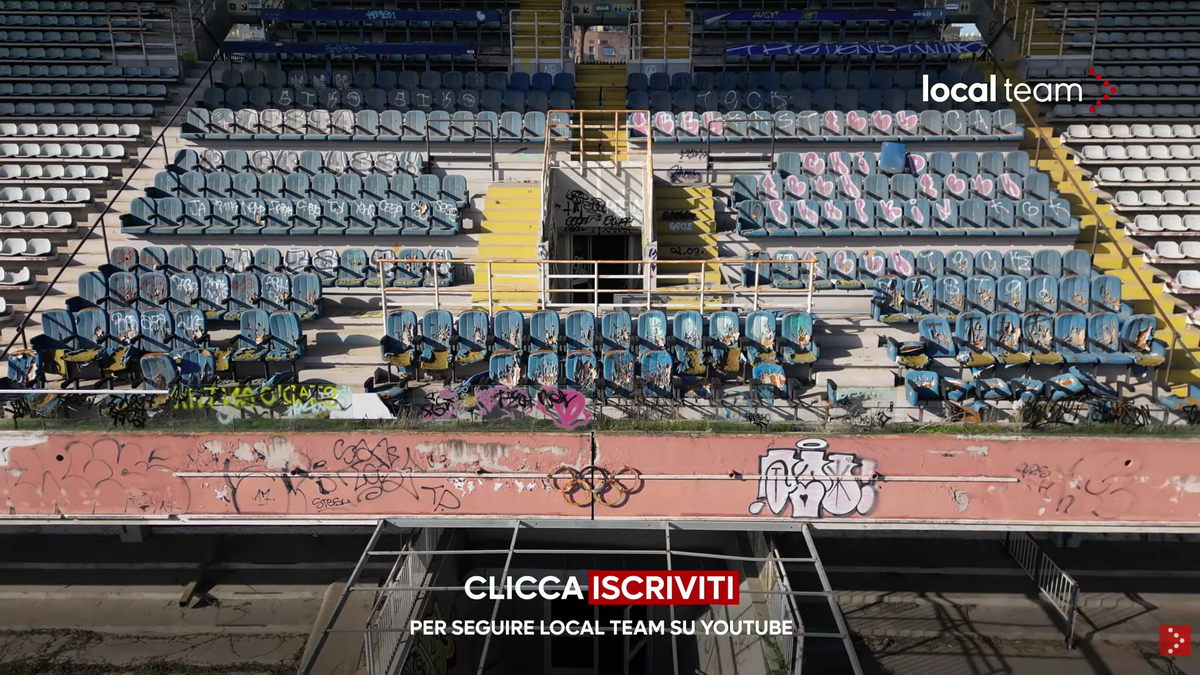 Cum a ajuns să arate stadionul Flaminio, situat chiar în centrul Romei