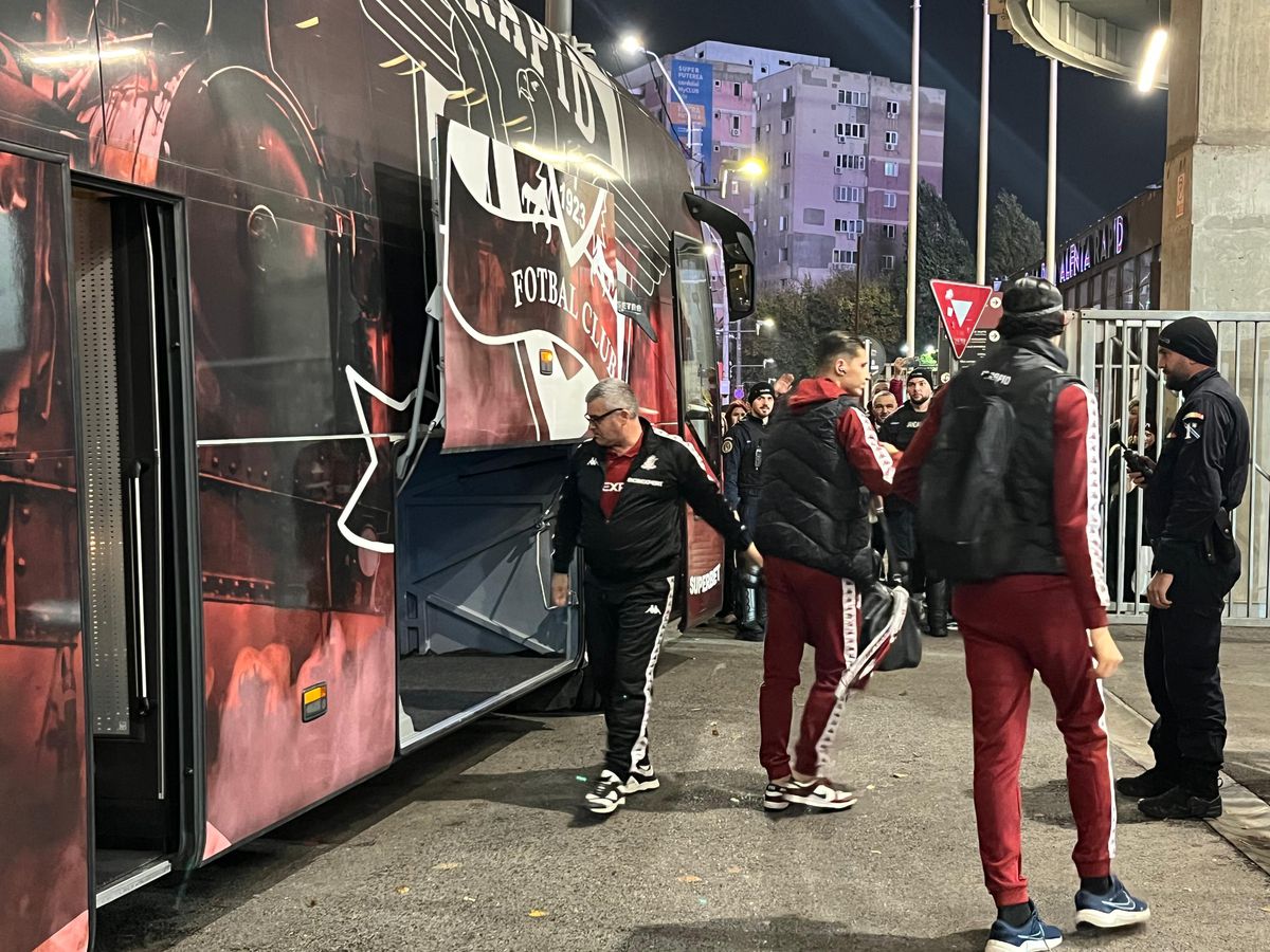 Imagini înainte de Rapid - FC Argeș