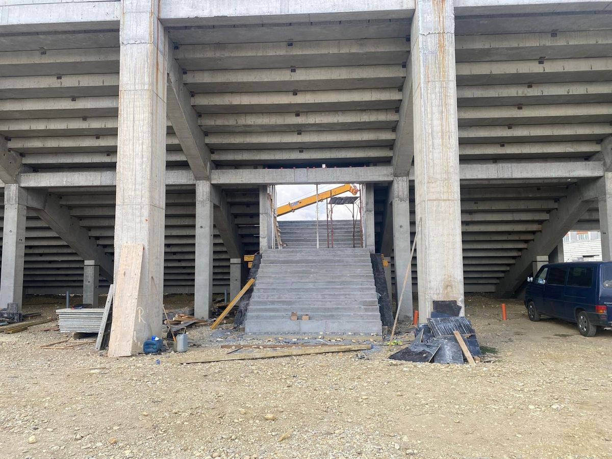 Răzvan Burleanu a vizitat noul stadion din Timișoara