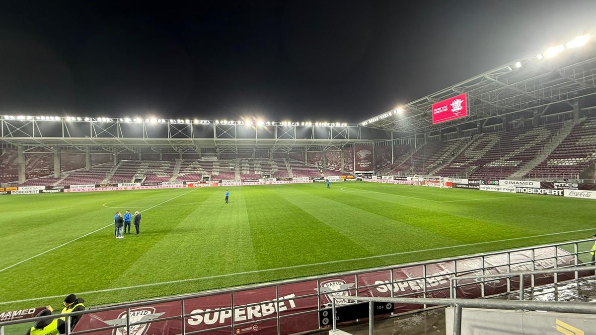 Imagini înainte de Rapid - FC Argeș