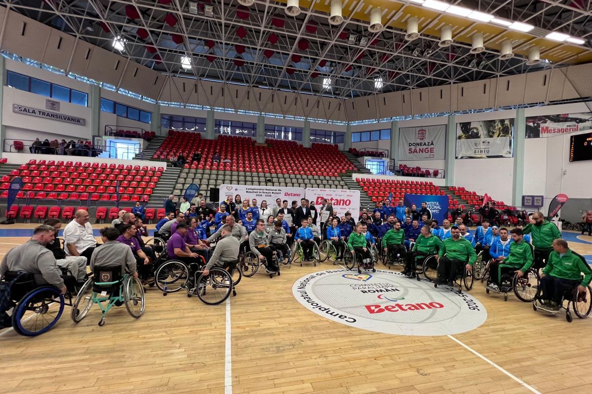 Sibiu, capitala baschetului paralimpic din România » 7 formații se duelează în prima etapă a campionatului național