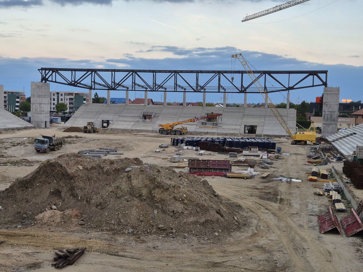 Răzvan Burleanu a vizitat noul stadion din Timișoara