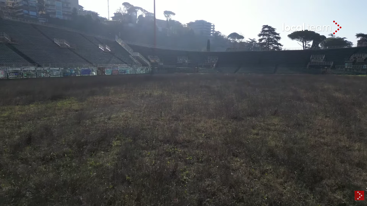 Cum a ajuns să arate stadionul Flaminio, situat chiar în centrul Romei