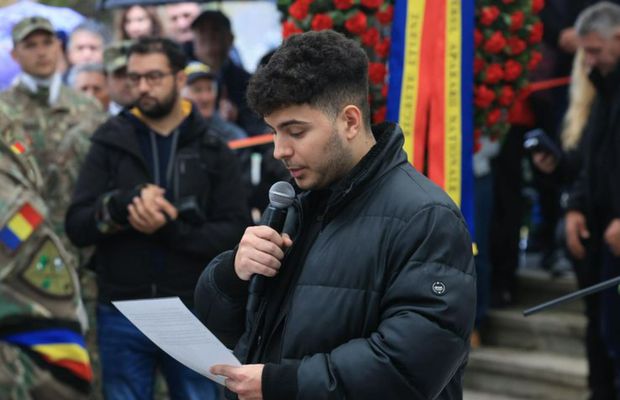 Moment emoționant în cimitir » Discursul nepotului lui Nea Imi a impresionat întreaga asistență: a citit editorialul lui Drejan din GSP