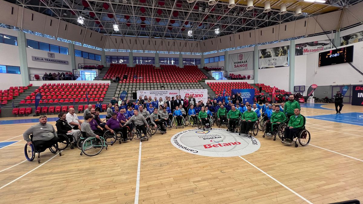 Sibiu, capitala baschetului paralimpic din România » 7 formații se duelează în prima etapă a campionatului național