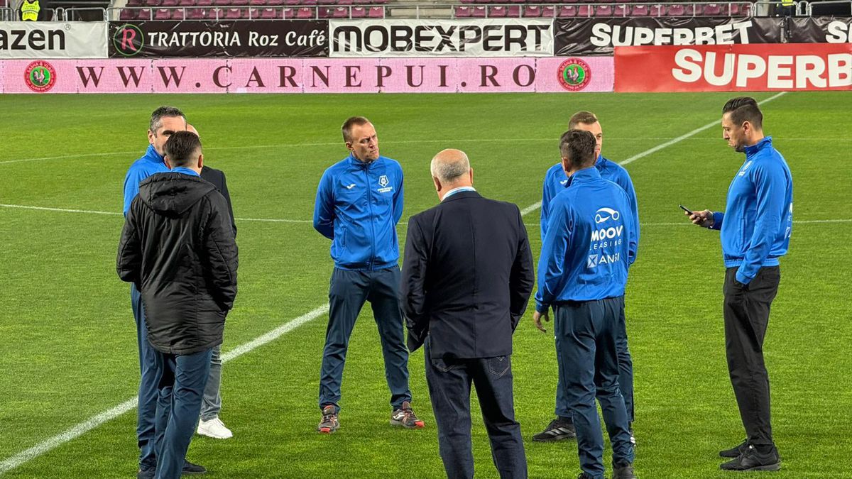 Imagini înainte de Rapid - FC Argeș