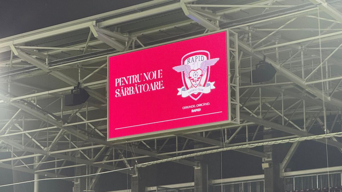 Imagini înainte de Rapid - FC Argeș