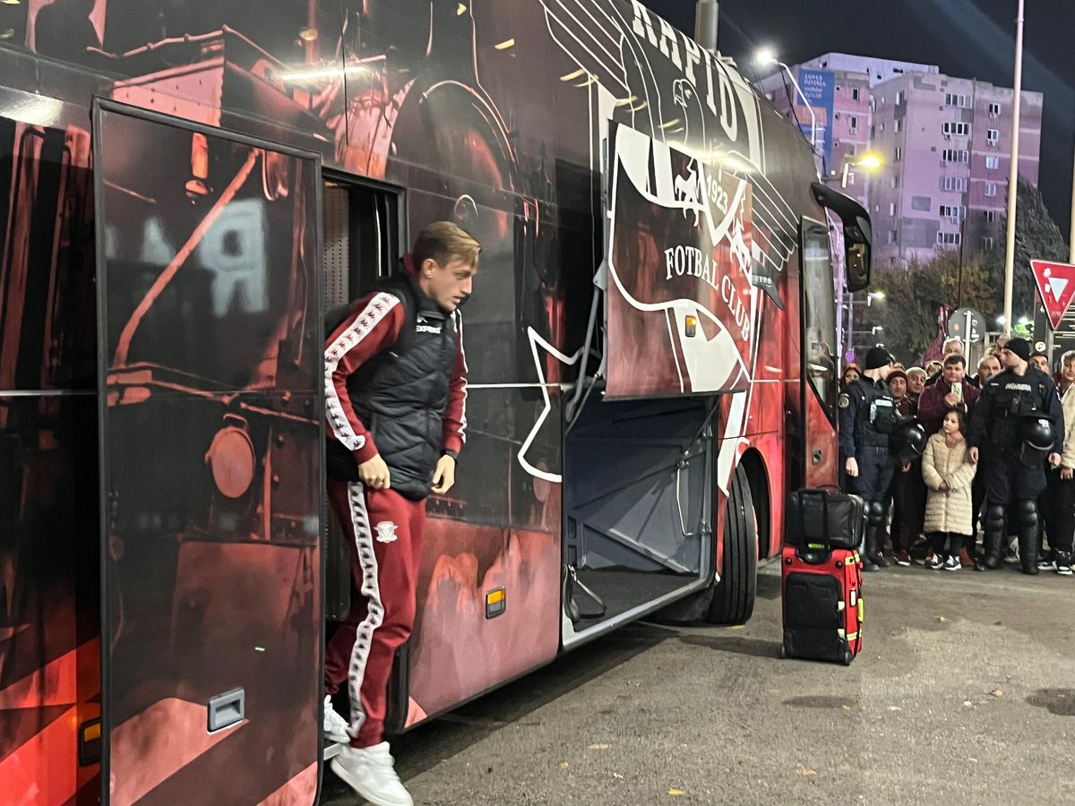 Imagini înainte de Rapid - FC Argeș