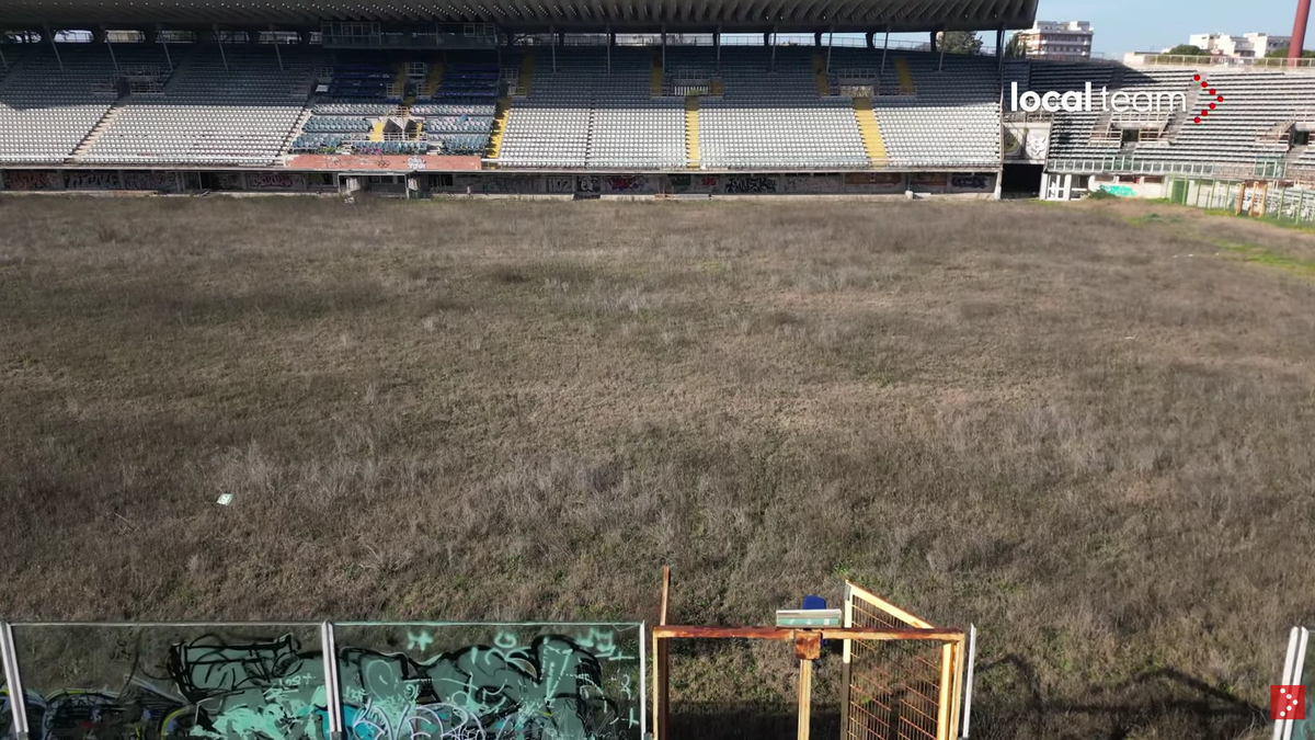 Cum a ajuns să arate stadionul Flaminio, situat chiar în centrul Romei