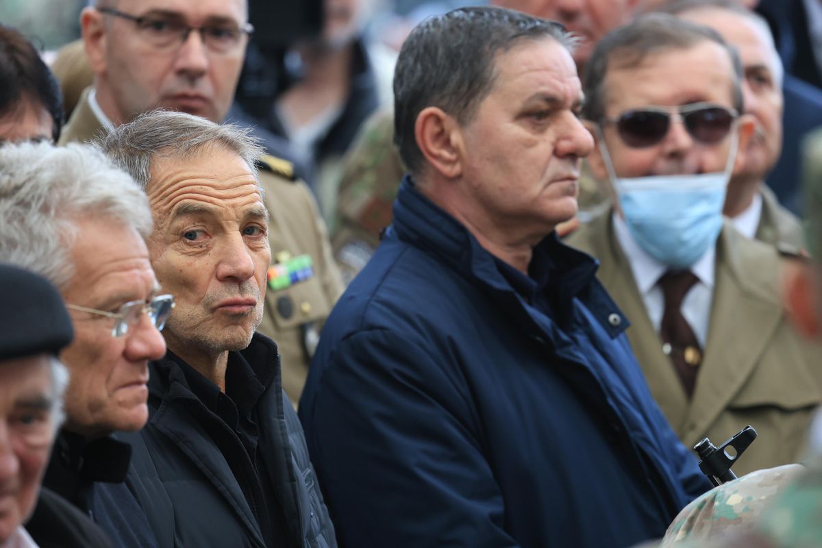 Lăcătuș, Balint, Boloni, Tudorel Stoica, la înmormântarea lui Emeric Ienei // foto: Ionuț Iordache (GSP.ro)