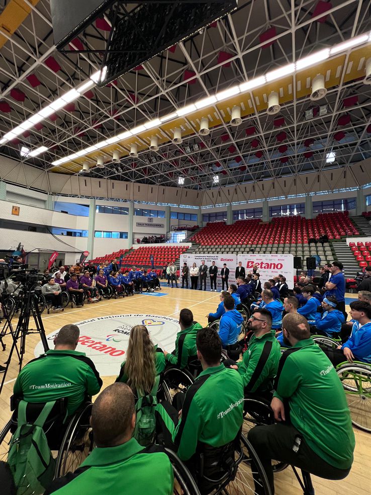 Ceremonia de deschidere a Campionatului Național de Baschet în Fotoliu Rulant/Foto: David Istrate (GSP.ro)