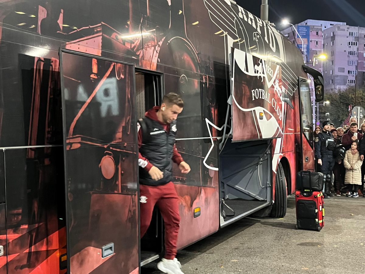 Imagini înainte de Rapid - FC Argeș