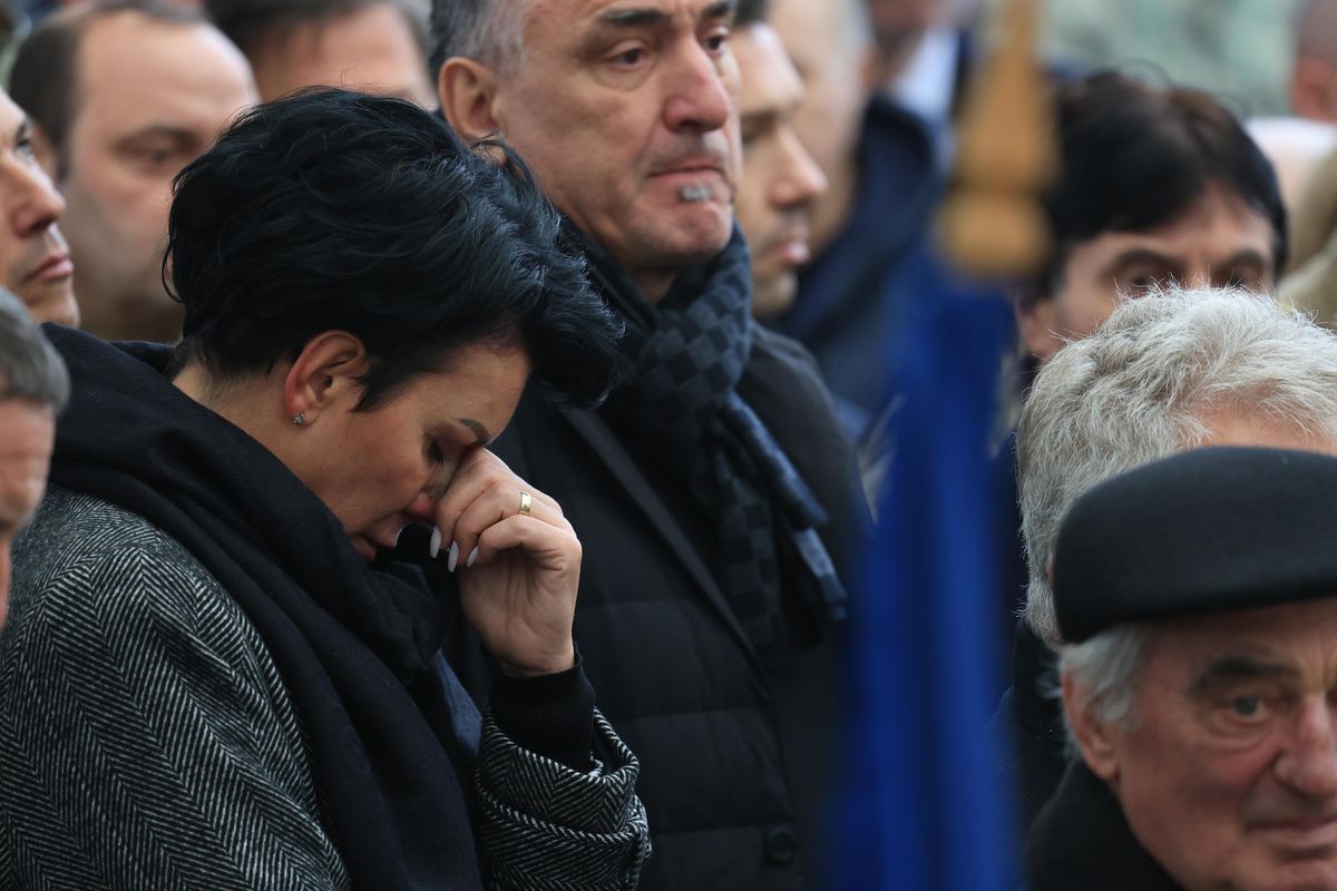 Lăcătuș, Balint, Boloni, Tudorel Stoica, la înmormântarea lui Emeric Ienei // foto: Ionuț Iordache (GSP.ro)