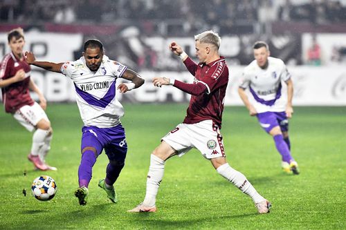 Caio, în acțiune în Rapid - FC Argeș // foto: Cristi Preda (GSP)