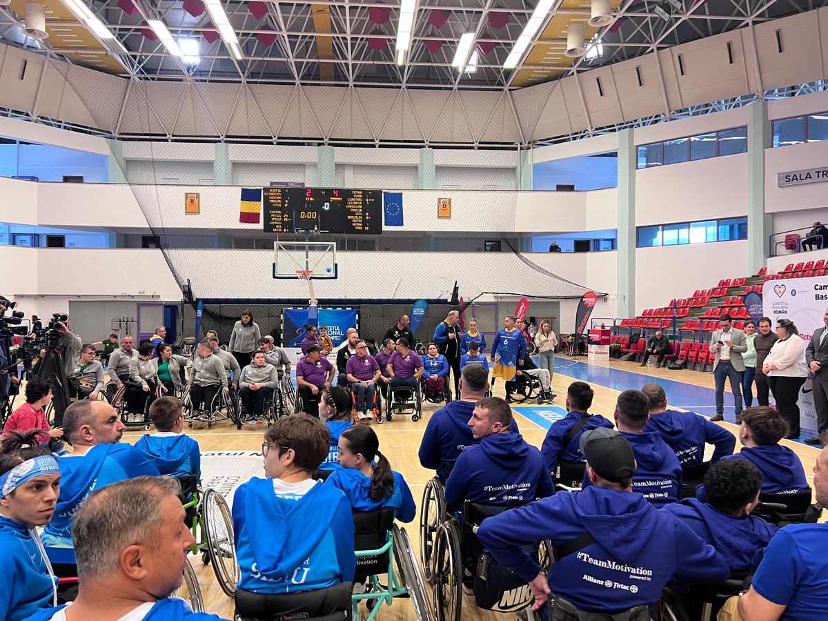 Sibiu, capitala baschetului paralimpic din România » 7 formații se duelează în prima etapă a campionatului național