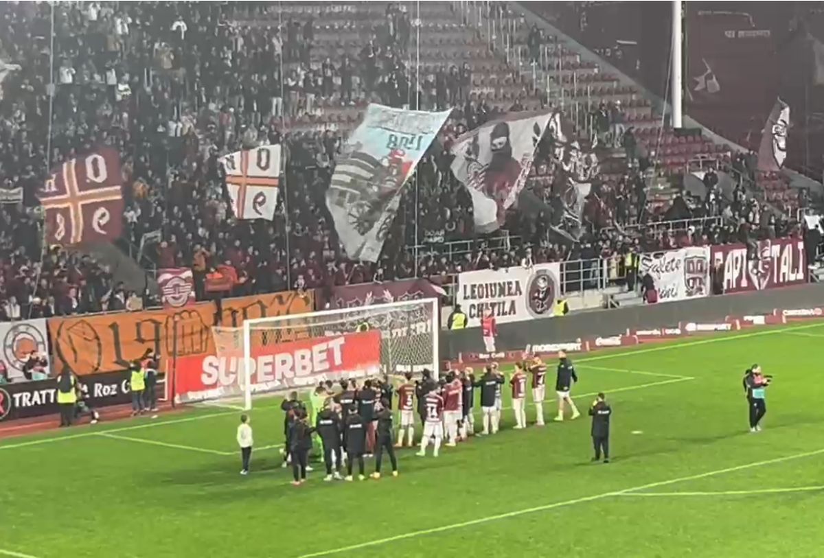 Ce au scandat fanii Rapidului, după victoria cu FC Argeș