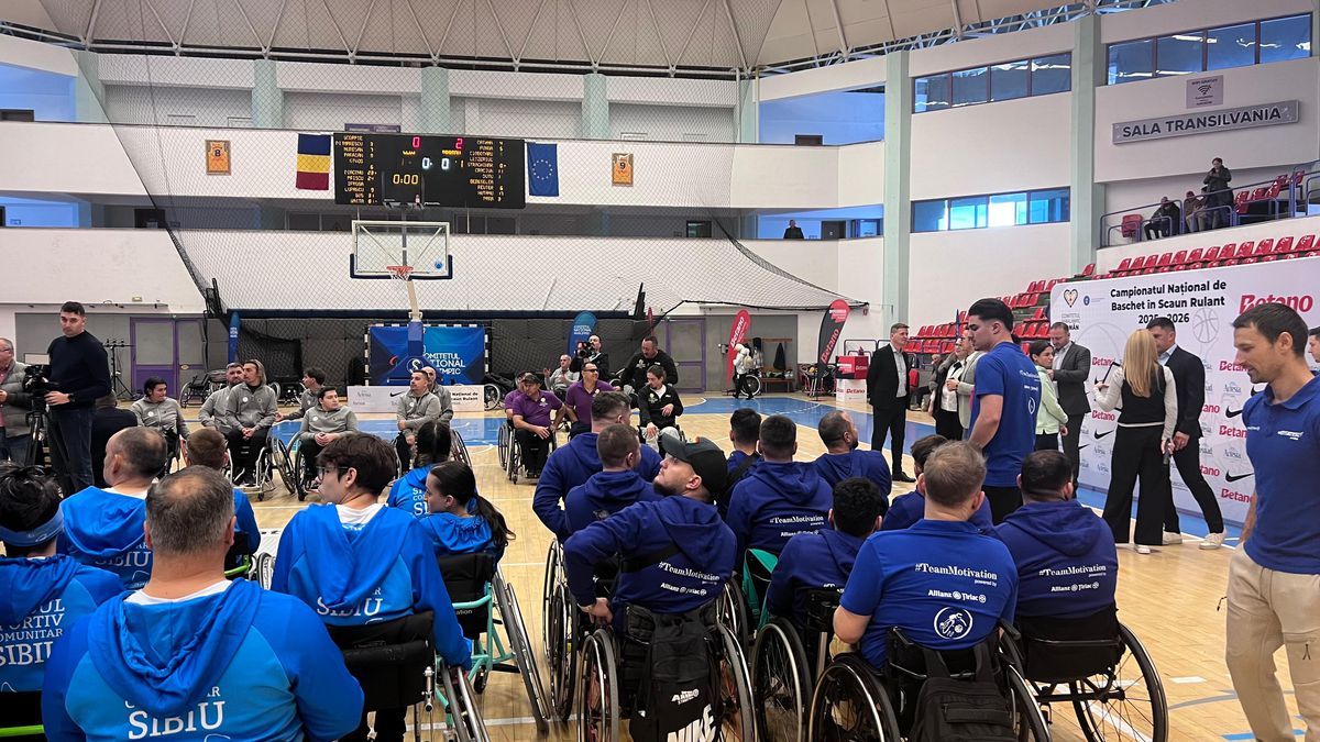 Sibiu, capitala baschetului paralimpic din România » 7 formații se duelează în prima etapă a campionatului național