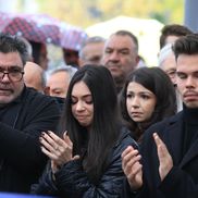 Familia lui Emeric Ienei, la înmormântarea marelui antrenor // foto: Ionuț Iordache (GSP.ro)