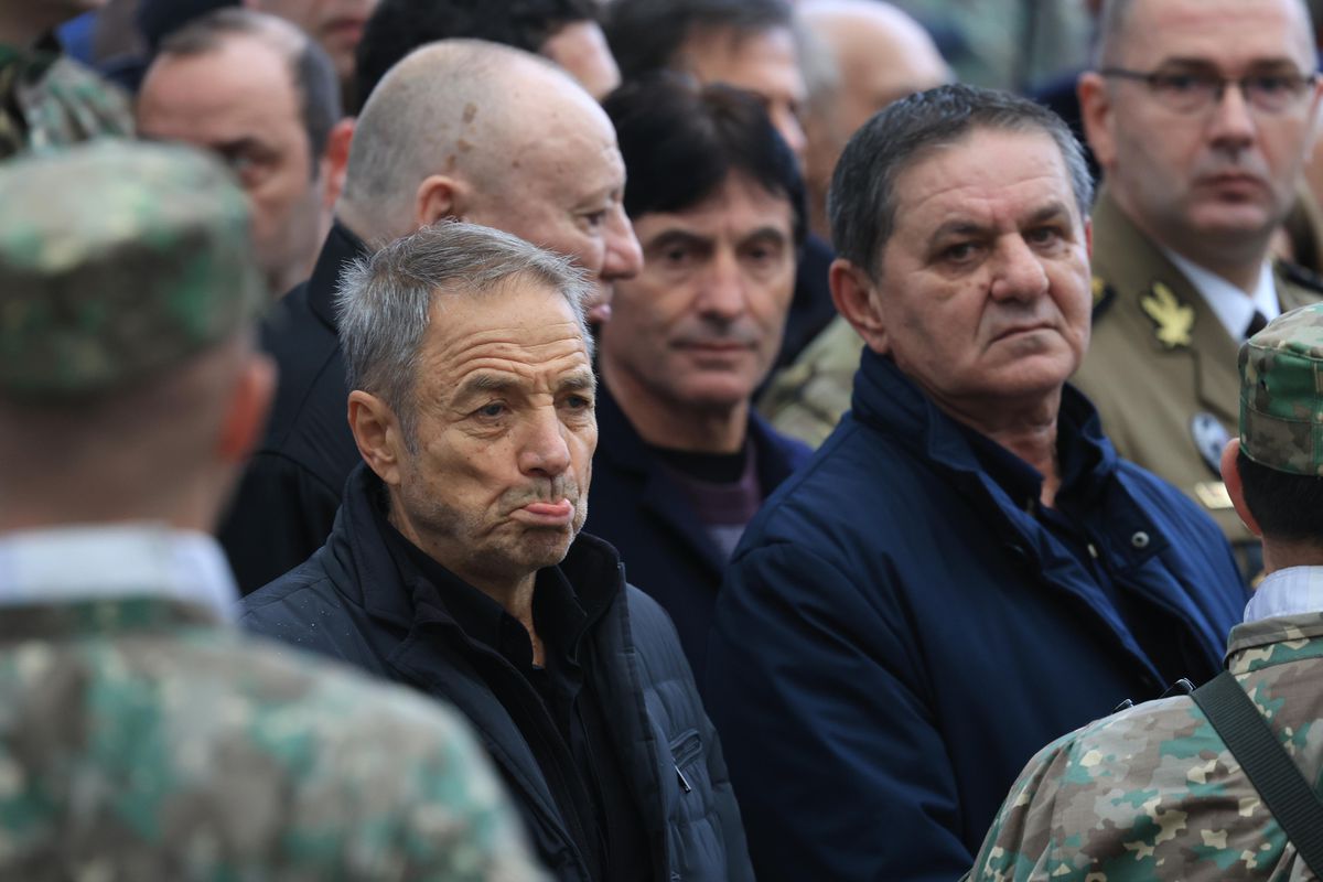 Lăcătuș, Balint, Boloni, Tudorel Stoica, la înmormântarea lui Emeric Ienei // foto: Ionuț Iordache (GSP.ro)