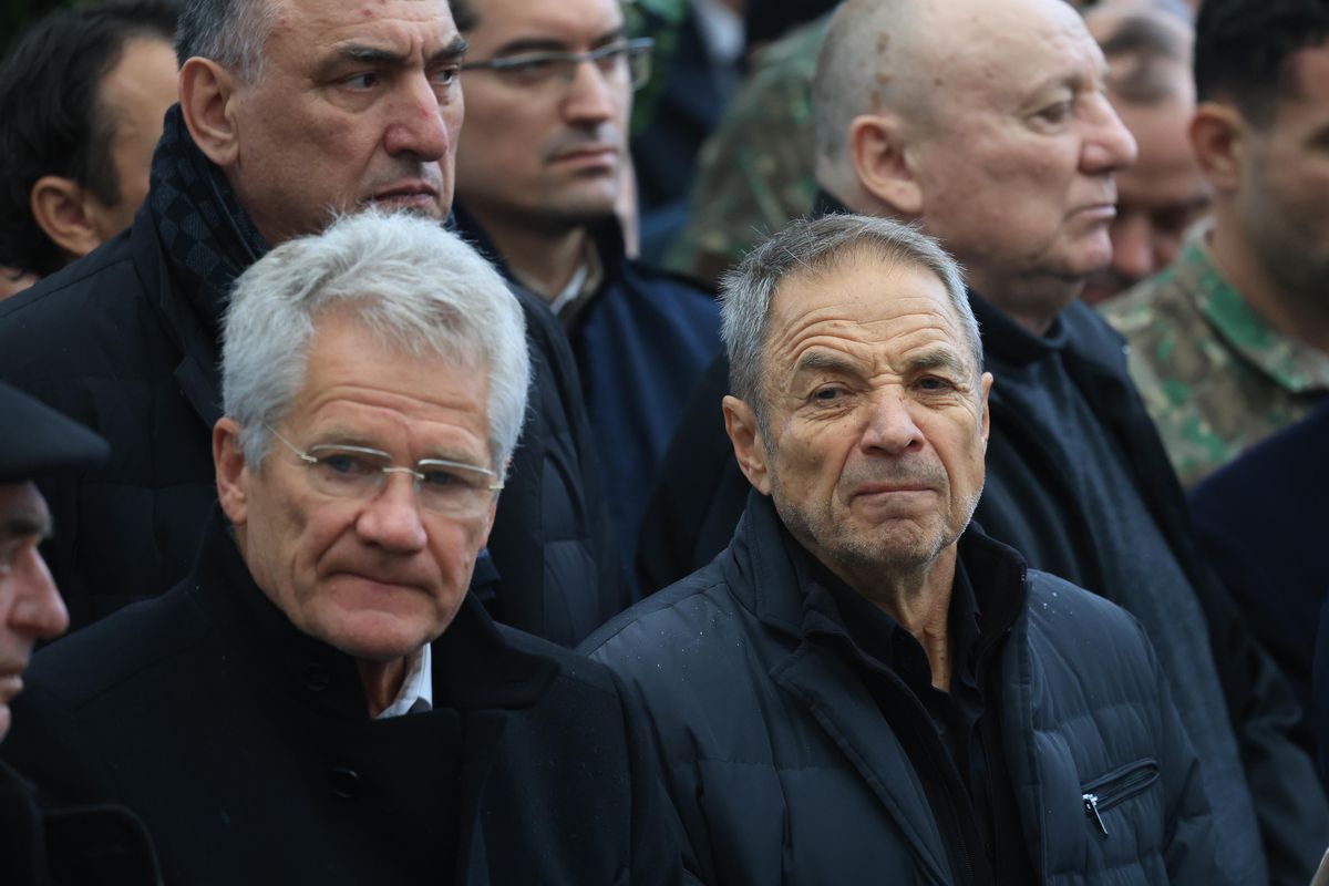 Lăcătuș, Balint, Boloni, Tudorel Stoica, la înmormântarea lui Emeric Ienei // foto: Ionuț Iordache (GSP.ro)