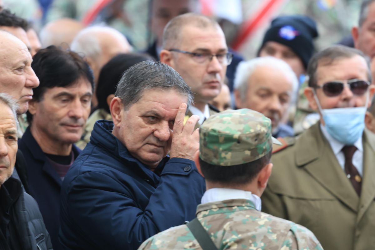 Lăcătuș, Balint, Boloni, Tudorel Stoica, la înmormântarea lui Emeric Ienei // foto: Ionuț Iordache (GSP.ro)