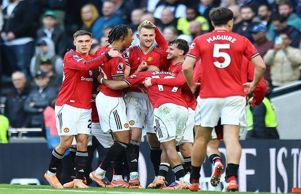 Două goluri marcate în prelungiri au stabilit rezultatul final în Tottenham - Manchester United