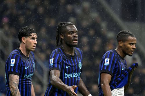 Cea mai bună linie defensivă a lui Cristi Chivu la Inter: Alessandro Bastoni, Yann Bisseck și Manuel Akanji / Foto: Imago