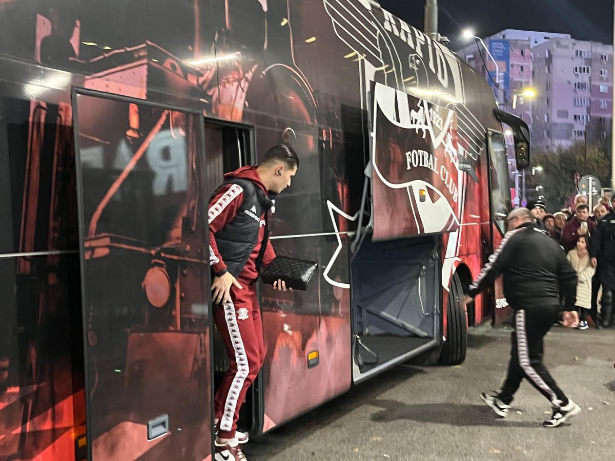 Imagini înainte de Rapid - FC Argeș