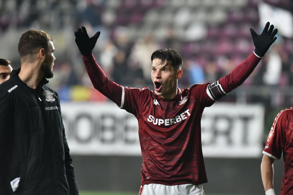 „Cine e pe primul loc? Rapid e!” » Scandarea favorită a fanilor giuleșteni, după victoria cu FC Argeș: ce adversar au aclamat