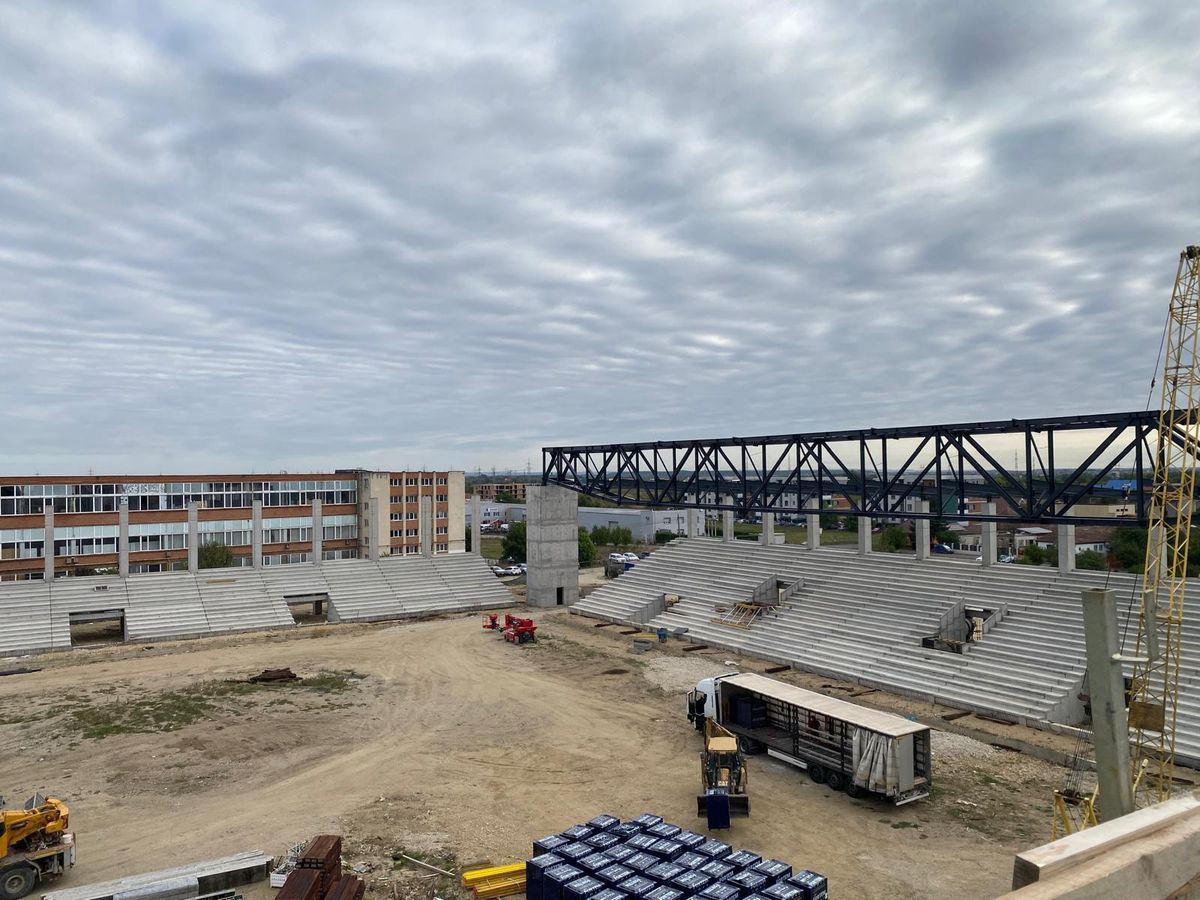 Răzvan Burleanu a vizitat noul stadion din Timișoara