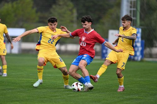 ROMÂNIA U20 - CEHIA U20 // sursă foto: FRF