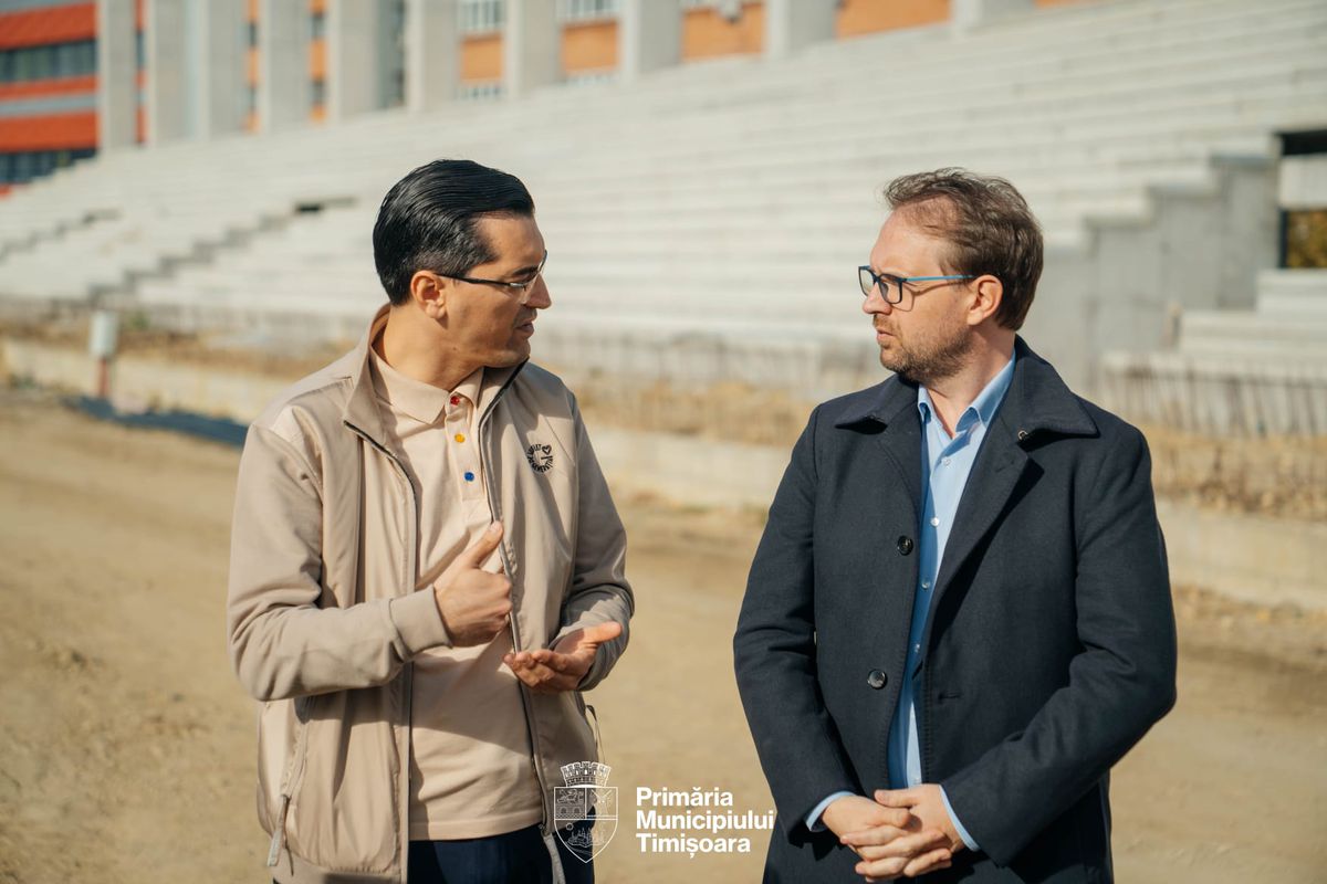 Burleanu a vizitat șantierul noului stadion: „Va fi gata anul viitor”