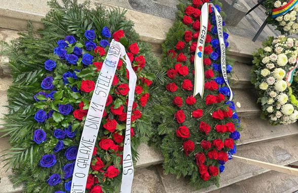 Gino Iorgulescu a trimis cea mai impunătoare coroană de flori la înmormântarea lui Emeric Ienei