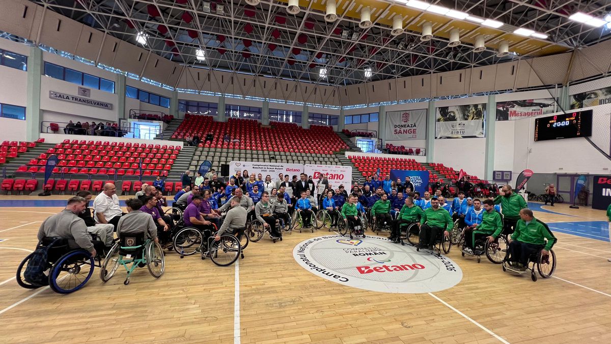 Sibiu, capitala baschetului paralimpic din România » 7 formații se duelează în prima etapă a campionatului național