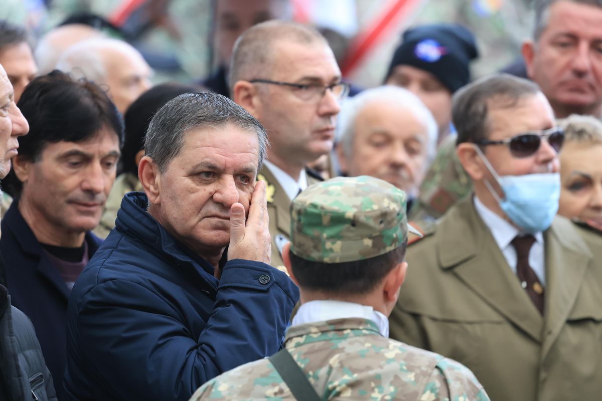 Lăcătuș, Balint, Boloni, Tudorel Stoica, la înmormântarea lui Emeric Ienei // foto: Ionuț Iordache (GSP.ro)