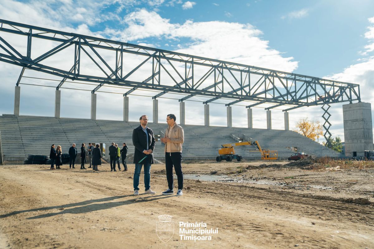 Detalii de ultima oră despre stadionul de 23 de milioane de euro din România: „În primăvară e gata”