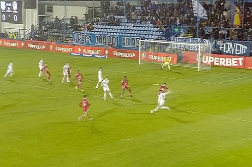 Ionuț Vînă a marcat un gol senzațional în Farul - FC Botoșani // foto: captură Prima Sport 1