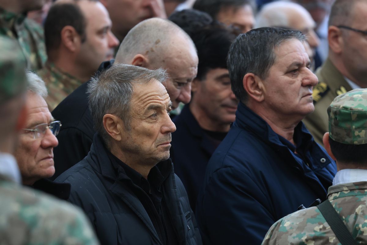 Lăcătuș, Balint, Boloni, Tudorel Stoica, la înmormântarea lui Emeric Ienei // foto: Ionuț Iordache (GSP.ro)