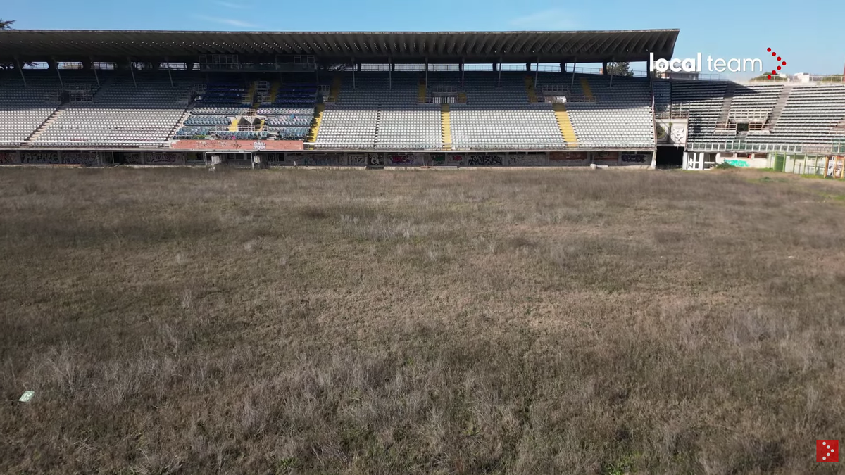 Cum a ajuns să arate stadionul Flaminio, situat chiar în centrul Romei