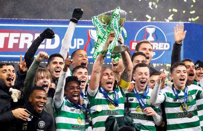 CFR CLUJ - CELTIC // FOTO Alb-verzii au cucerit azi Cupa Ligii Scoţiei în fața rivalei Rangers