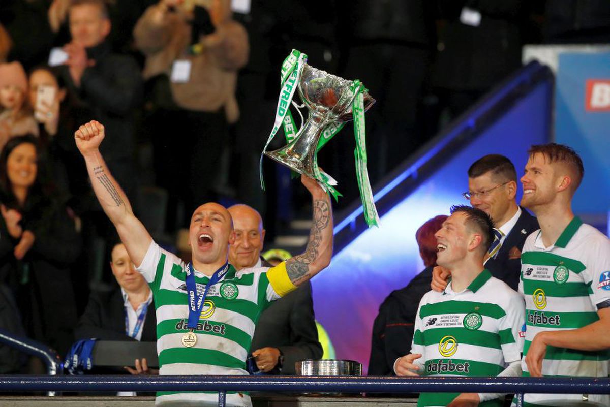 CFR CLUJ - CELTIC // FOTO Alb-verzii au cucerit azi Cupa Ligii Scoţiei în fața rivalei Rangers