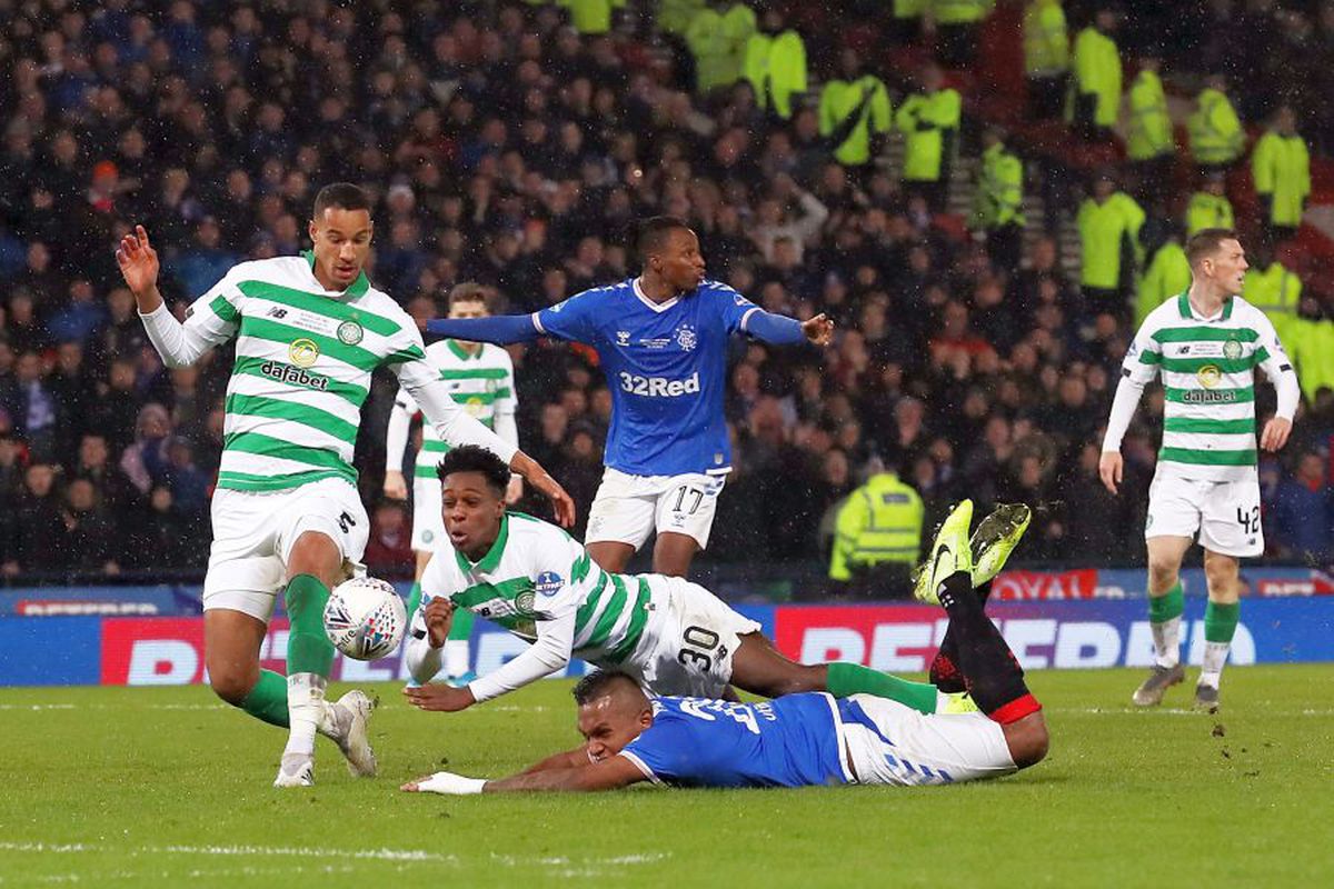 CFR CLUJ - CELTIC // FOTO Alb-verzii au cucerit azi Cupa Ligii Scoţiei în fața rivalei Rangers