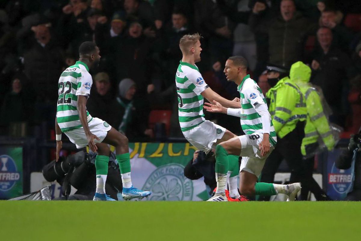 CFR CLUJ - CELTIC // FOTO Alb-verzii au cucerit azi Cupa Ligii Scoţiei în fața rivalei Rangers