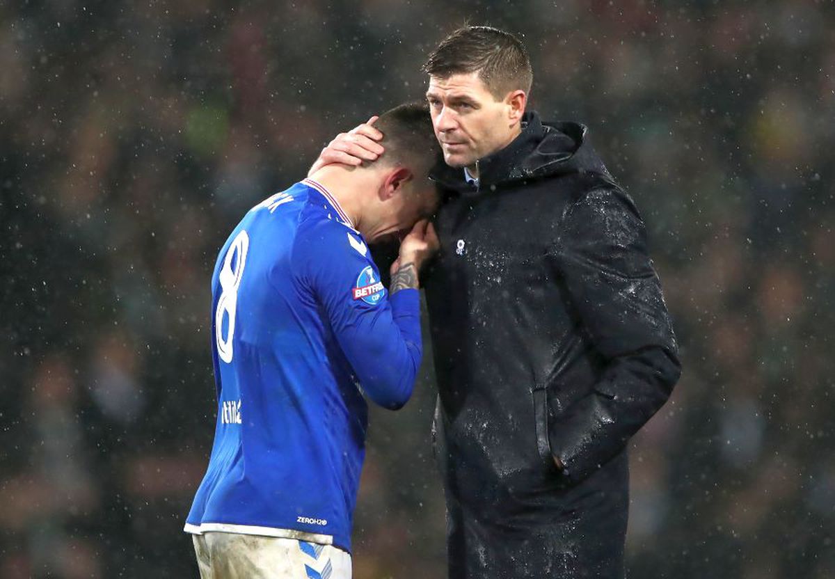 CFR CLUJ - CELTIC // FOTO Alb-verzii au cucerit azi Cupa Ligii Scoţiei în fața rivalei Rangers