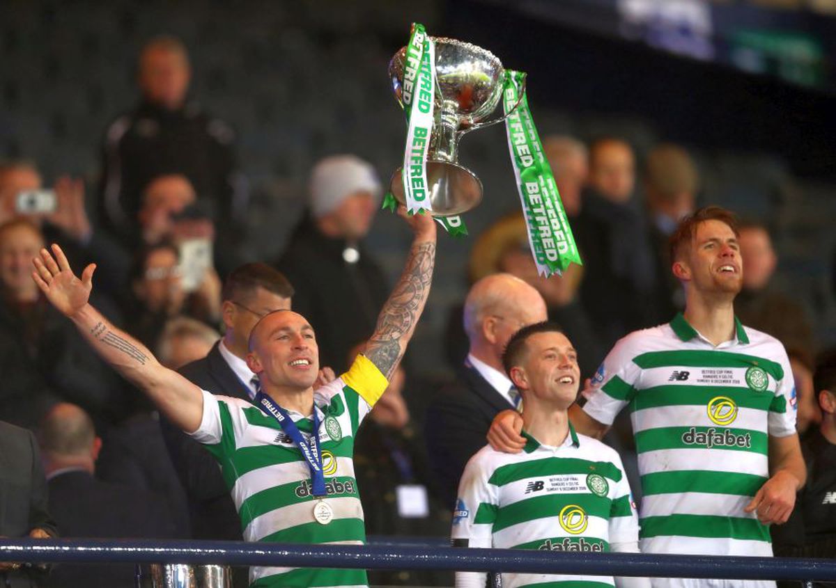 CFR CLUJ - CELTIC // FOTO Alb-verzii au cucerit azi Cupa Ligii Scoţiei în fața rivalei Rangers