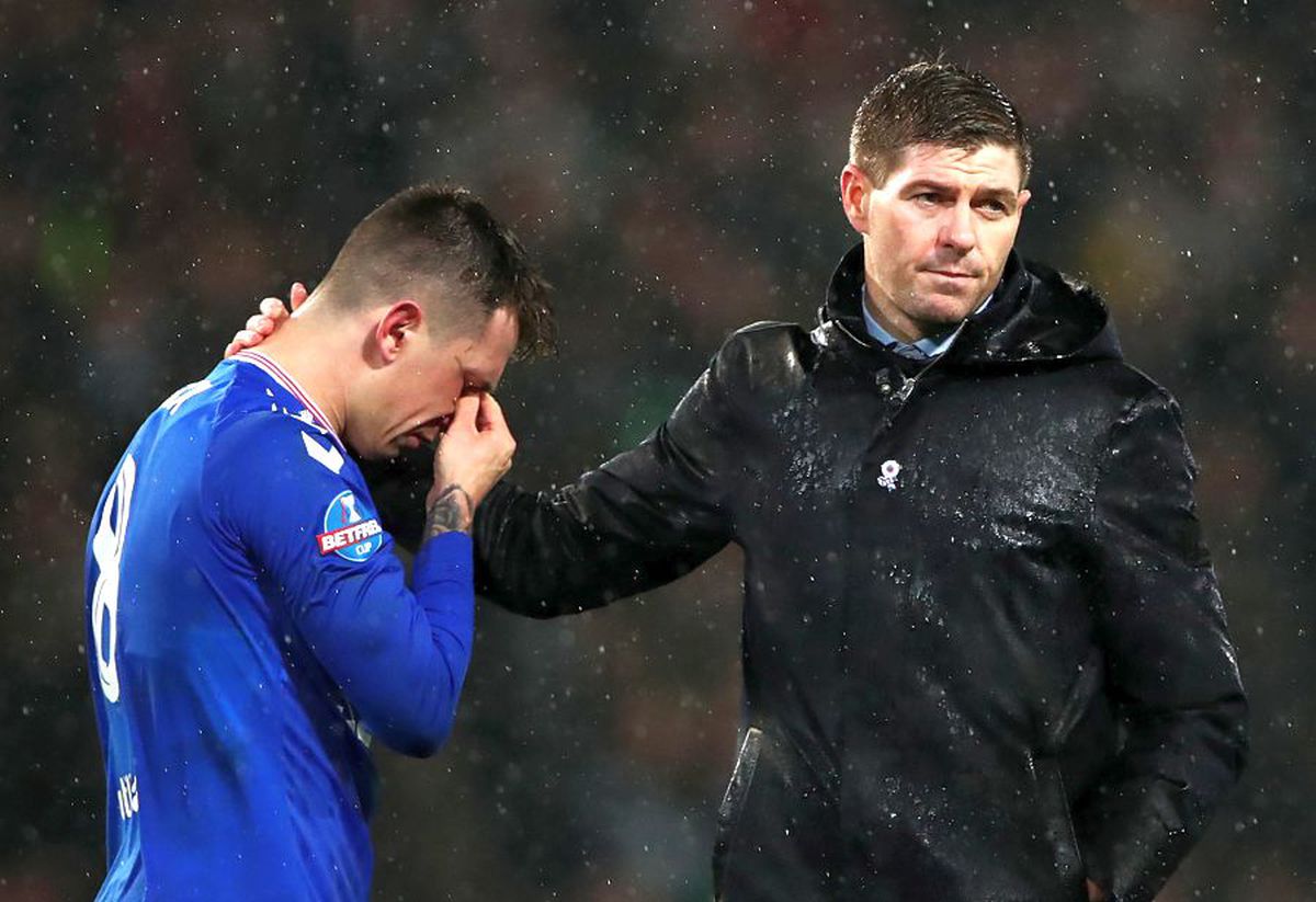 CFR CLUJ - CELTIC // FOTO Alb-verzii au cucerit azi Cupa Ligii Scoţiei în fața rivalei Rangers